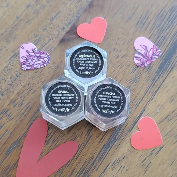 3 set of sparkling eye powders by benefit - Picture 4 of 5